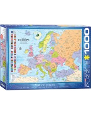Παζλ Eurographics 1000 κομμάτια – Χάρτης της Ευρώπης  -1