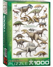 Παζλ Eurographics 1000 κομμάτια – Μεσοζωικοί δεινόσαυροι