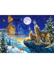 Παζλ SunsOut  1000 κομμάτια - Howling Wolves, Adrian Chesterman -1