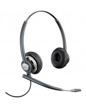 Ακουστικά με μικρόφωνο Plantronics - EncorePro HW720 QD, μαύρα -1