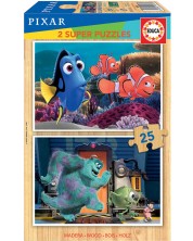 Παζλ Educa από 2 x 25 κομμάτια -Finding Nemo, Goblins Ltd