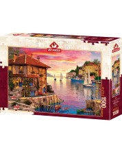Παζλ Art Puzzle 1500 κομμάτια - Λιμάνι της Μεσογείου -1