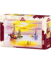 Παζλ Art Puzzle 500 κομμάτια - Βραδινός Ήλιος -1