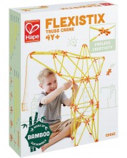 Κατασκευαστής από ράβδους μπαμπού Hape Flexistix - Γερανός -1