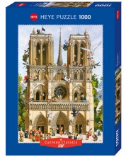 Παζλ Heye 1000 κομμάτια - Vive Notre Dame!, Jean-Jacques Loup -1