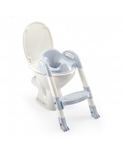 Αντάπτορας λεκάνης τουαλέτας Thermobaby Kiddyloo -Πτυσσόμενο, με σκάλα, Baby Blue -1
