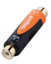 Προσαρμογέας Bespeco - SLAD300, 3.5 mm/RCA, μαύρο/πορτοκαλί -1