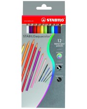 Μολύβια ακουαρέλας Stabilo Aquacolor - 12 χρώματα -1