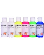 Ακρυλικά χρώματα Art Ranger - 6 φθορίζοντα χρώματα, 100 ml
