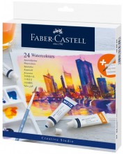 Ακουαρέλα Faber-Castell - Creative Studio, 24 χρώματα, 9 ml