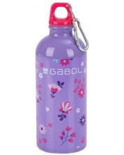 Μπουκάλι νερού αλουμινίου Gabol Violet - 600 ml -1