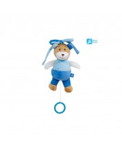Μουσικό παιχνίδι μωρού Amek Toys - Αρκούδα, μπλε -1