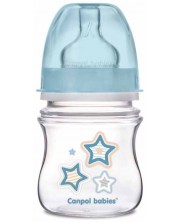 Μπιμπερό κατά των κολικών Canpol - Newborn Baby, 120 ml,μπλε -1