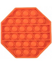 Αντιστρές παιχνίδι Poppit Fidget - Οκτάγωνο, πορτοκαλί -1