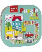 Παιδικό παζλ APLI Kids από 20 XXL κομμάτια - Η πόλη -1