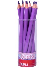 Χρωματιστό μολύβι jumbo APLI - Μωβ -1