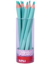 Χρωματιστό μολύβι jumbo APLI - Ανοιχτό πράσινο -1