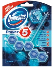 Αποσμητικό τουαλέτας Domestos - Power 5 Ocean, 55 g -1