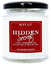Αρωματικό κερί Next Lit Hidden Secrets - Θα έχουμε  αγόρι, στα αγγλικά -1