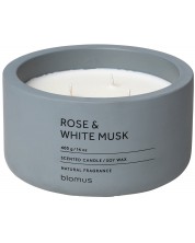 Αρωματικό κερί Blomus Fraga - XL, Rose &  White Musk, FlintStone -1
