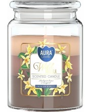 Αρωματικό κερί Bispol Aura - Wild Vanilla, 500 g