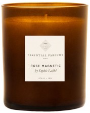 Αρωματικό κερί Essential Parfums - Rose Magnetic by Sophie Labbé, 270 g