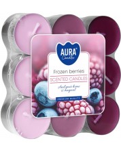 Αρωματικά κεριά ρεσώ  Bispol Aura - Frozen Berries, 18 τεμάχια -1
