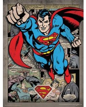 Εκτύπωση τέχνης Pyramid DC Comics: Superman - Comic Montage