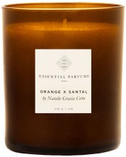 Αρωματικό κερί Essential Parfums - Orange x Santal by Natalie Gracia Cetto, 270 g