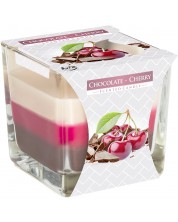 Αρωματικό κερί Bispol Aura - Chocolate-Cherry, 170 g -1