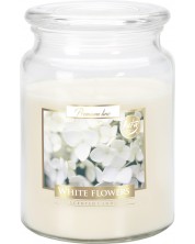 Αρωματικό κερί  Bispol Aura - Premium line, White flowers, 500 g