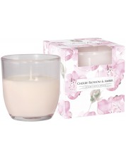 Αρωματικό κερί Bispol Aura - Cherry Blossom & Amber, 100 g -1