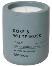 Αρωματικό κερί  Blomus Fraga - S, Rose & White Musk, FlintStone -1