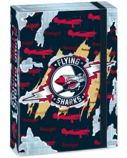 Κουτί με λάστιχο  Ars Una Flying Sharks A4 -1