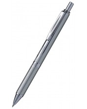Αυτόματο στυλό ρόλερ Pentel BL 407 - Ασημί, σε κουτί