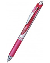 Αυτόματο στυλό ρόλερ Pentel Energel BL 77 - 0,7mm, ροζ