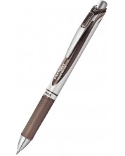 Αυτόματο στυλό ρόλερ Pentel Energel BL 77 - 0,7mm, κόκκινο-καφέ -1