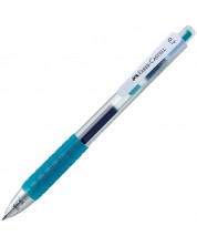 Αυτόματο στυλό Faber-Castell Fast Gel - 0.7 mm, τουρκουάζ