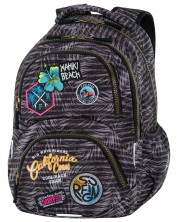 Σχολική τσάντα  Cool Pack Dart - Badges G Grey -1