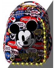 Σχολικό φωτιζόμενο σακίδιο LED  Cool Pack Joy S - Mickey Mouse -1