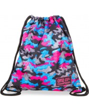 Αθλητική τσάντα με δεσμούς Cool Pack Sprint Line - Camo Fusion Pink