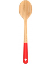 Κουτάλι μπαμπού  Pebbly - 30 cm, κόκκινο -1