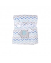 Βρεφική κουβέρτα Baby Matex - Ricco, 75 x 100 cm, μπλε -1