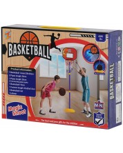 Ρυθμιζόμενο τσέρκι μπάσκετ με δίχτυ και μπάλα GT -1