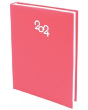 Σημειωματάριο Spree Pastel - Με σκληρό εξώφυλλο, κόκκινο, 168 φύλλα, 2024