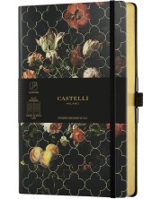 Σημειωματάριο Castelli Vintage Floral - Tulip, 13 x 21 cm, με γραμμές