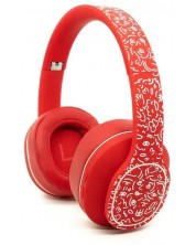 Ασύρματα ακουστικά με μικρόφωνο Hama - HaHaHa FEEL, κόκκινο