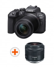 Φωτογραφική μηχανή Mirrorless Canon - EOS R10, RF-S 18-150, IS STM, Black + Φακός Canon - RF 35mm f/1.8 IS Macro STM -1