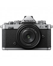 Φωτογραφική μηχανή Mirrorless Nikon - Z fc, 28mm, /f2.8 Silver -1