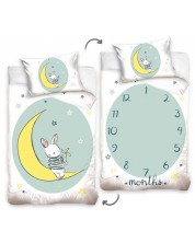 Παιδικό σετ ύπνου Sonne - Bunny on the moon,  2 τεμάχια -1